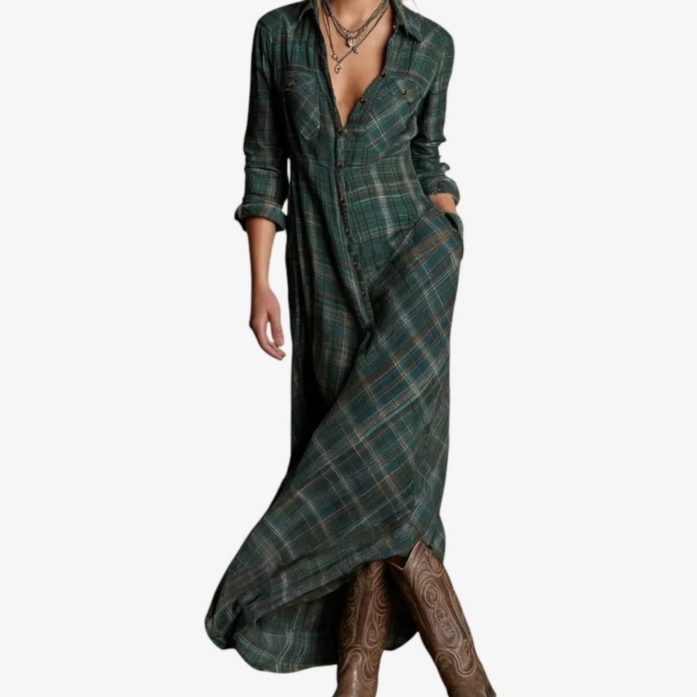 Laurine – Robe longue élégante et fluide
